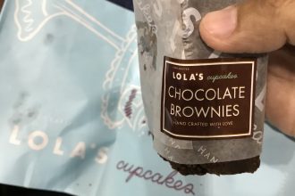 The brownie I bought and brought back